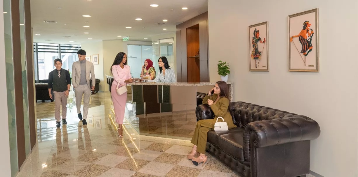 Serviced Office, Ilham Tower, Malaysia, Kuala Lumpur, Reception